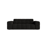 Jennifer 2-Sitzer Sofa aus Chenille in Anthrazit (Eden 21 Black), 178x102 cm von Micadoni – Bild 1