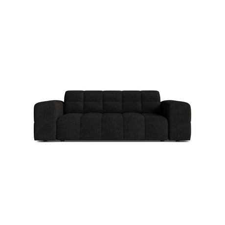 Jennifer 2-Sitzer Sofa aus Chenille in Anthrazit (Eden 21 Black), 178x102 cm von Micadoni – Bild 1