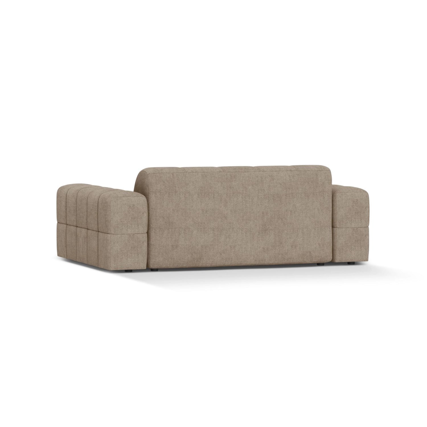 Jennifer 2-Sitzer Sofa aus Chenille in Dunkelbeige (Eden 4 Beige), 178x102 cm von Micadoni – Bild 4