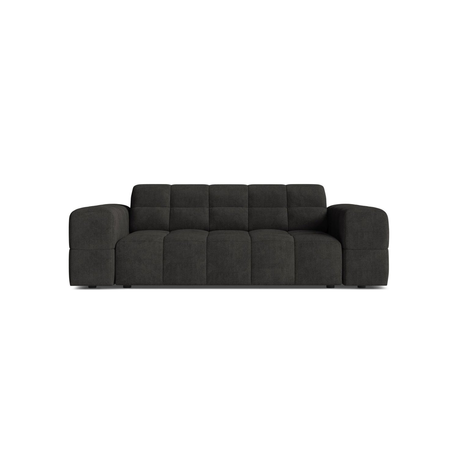 Jennifer 2-Sitzer Sofa aus Chenille in Dunkelgrau (Eden 20 Graphite), 178x102 cm von Micadoni – Bild 1