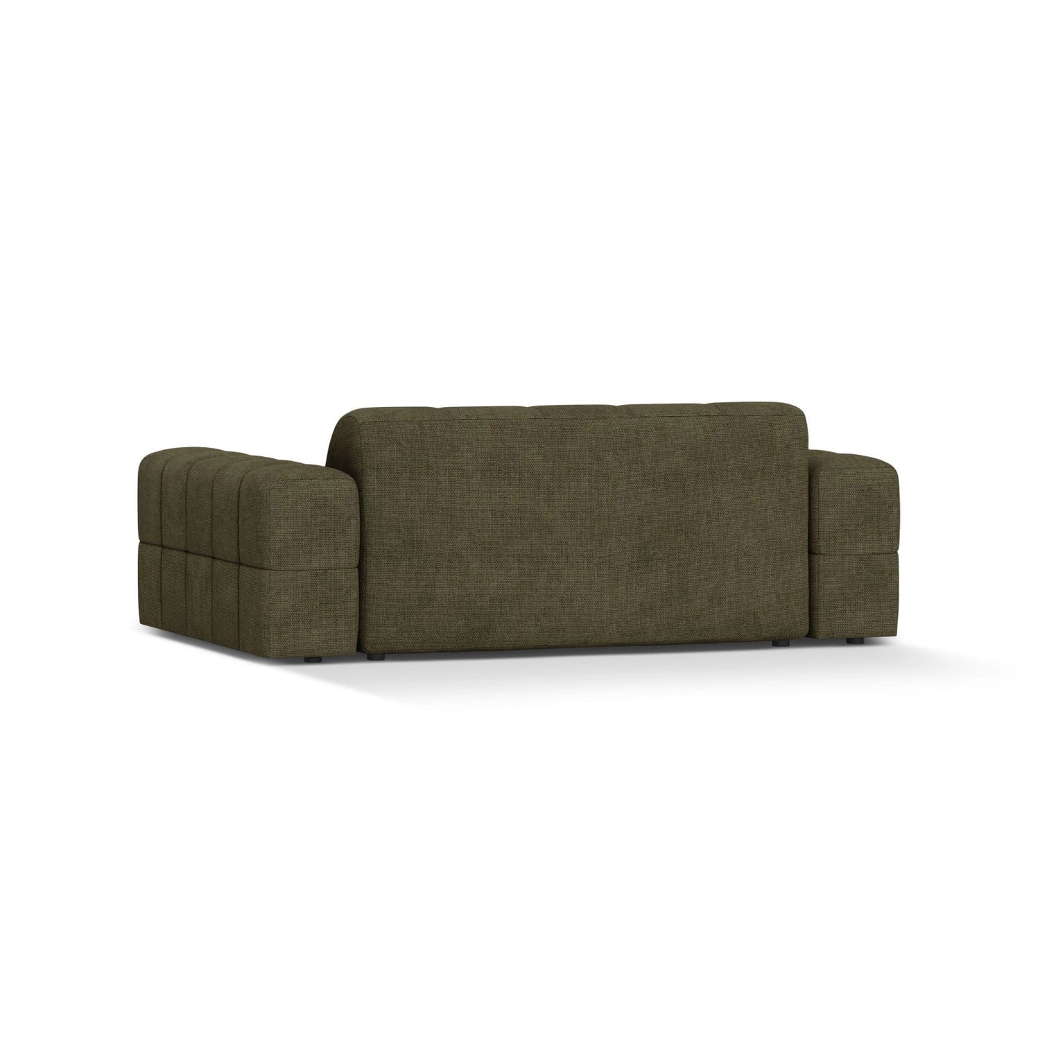 Jennifer 2-Sitzer Sofa aus Chenille in Grün (Eden 12 Olive), 178x102 cm von Micadoni – Bild 4