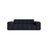 Jennifer 2-Sitzer Sofa aus Chenille in Marineblau (Eden 16 Deep Blue), 178x102 cm von Micadoni – Bild 1