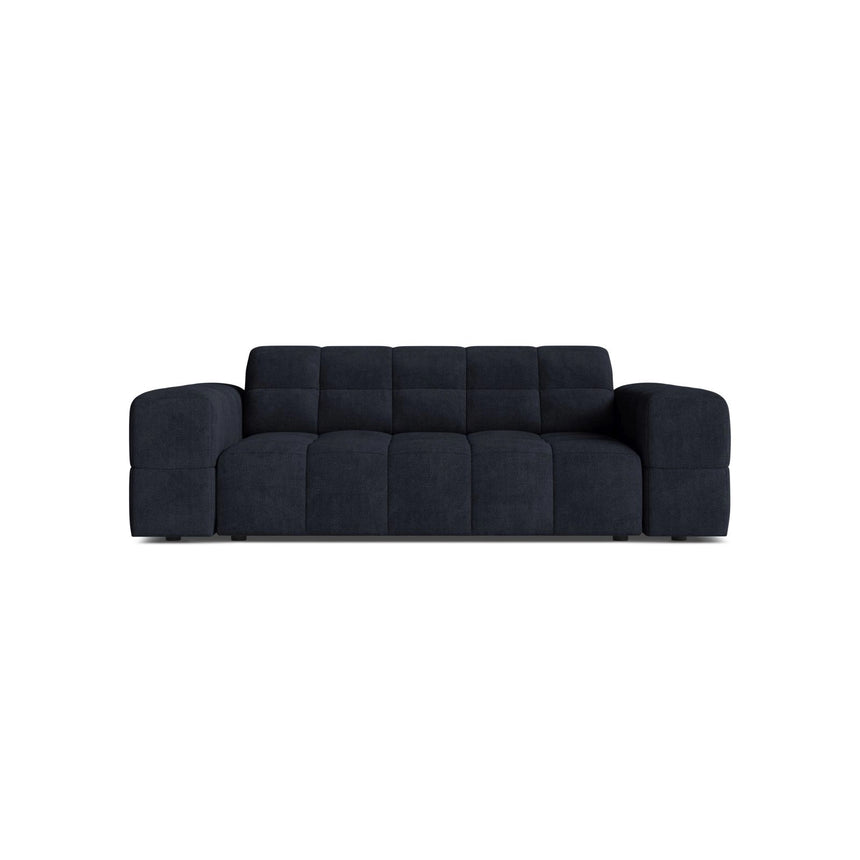 Jennifer 2-Sitzer Sofa aus Chenille in Marineblau (Eden 16 Deep Blue), 178x102 cm von Micadoni – Bild 1