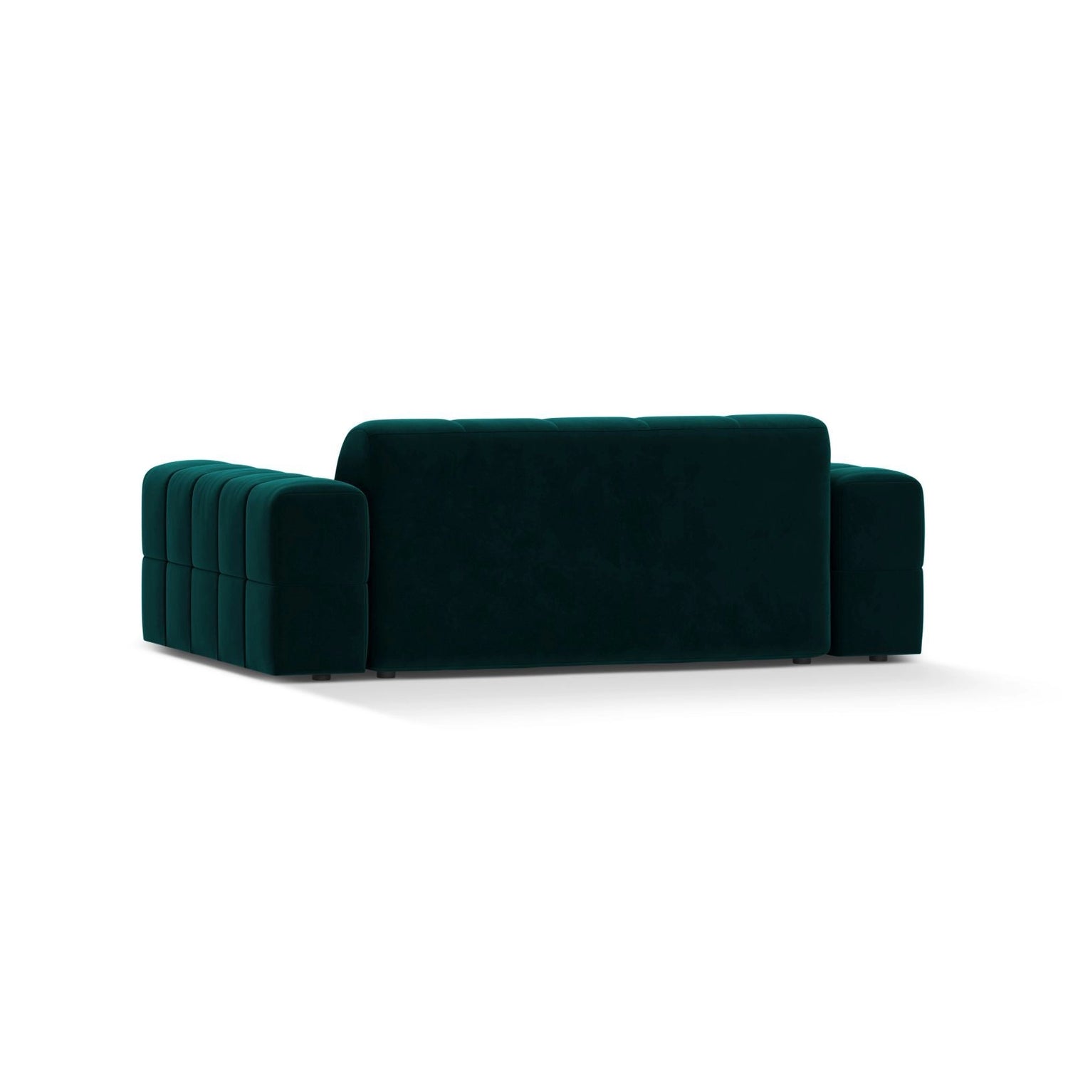 Jennifer 2-Sitzer Sofa aus Samt in Deep Petrol (Venus 2911), 178x102 cm von Micadoni – Bild 4