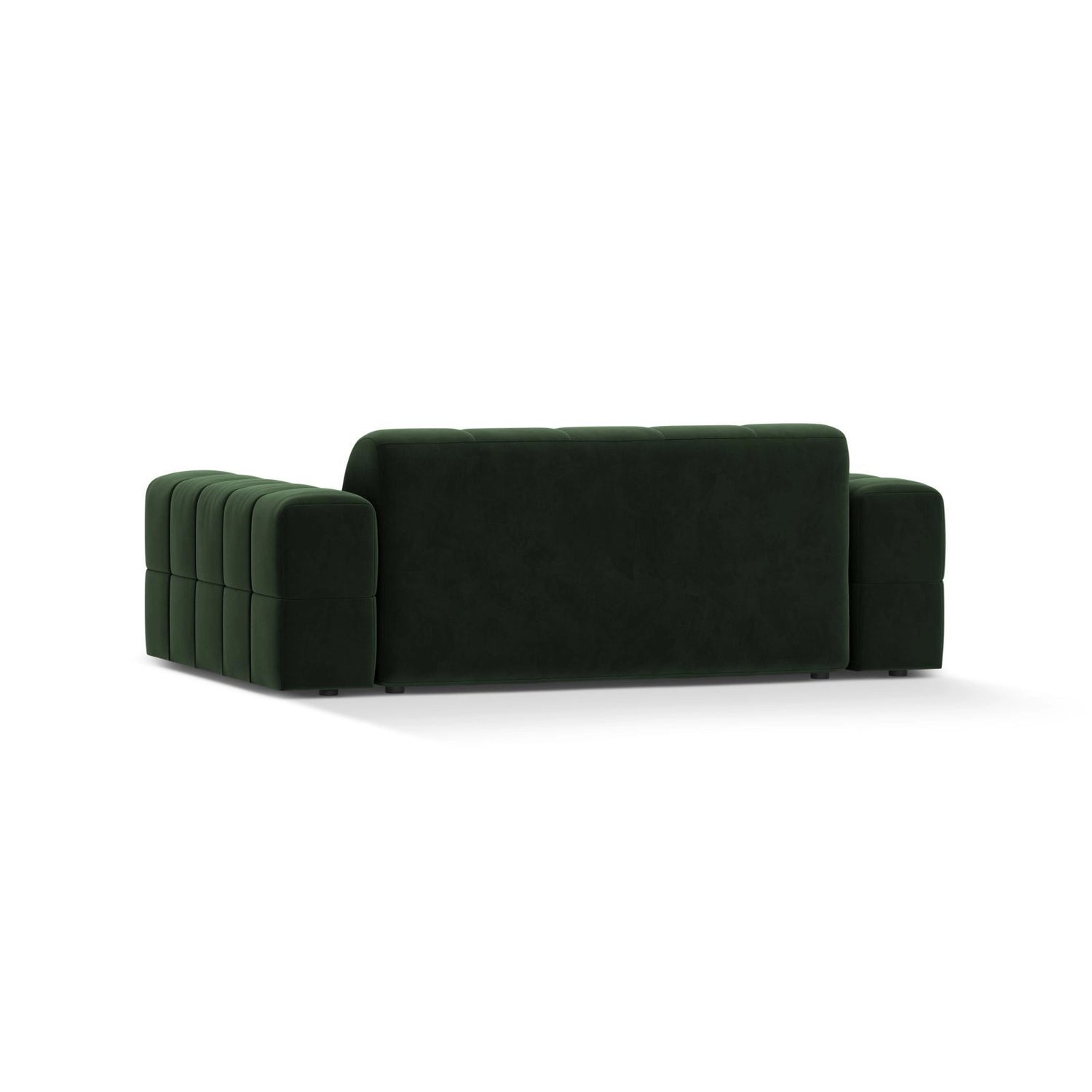 Jennifer 2-Sitzer Sofa aus Samt in Flaschengrün (Venus 2940), 178x102 cm von Micadoni – Bild 4
