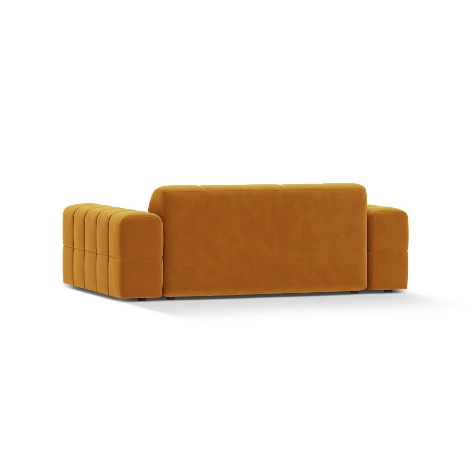 Jennifer 2-Sitzer Sofa aus Samt in Gelb (Venus 2917), 178x102 cm von Micadoni – Bild 4