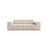 Jennifer 2-Sitzer Sofa aus Samt in Leichtes Beige (Bluvel 22), 178x102 cm von Micadoni – Bild 1