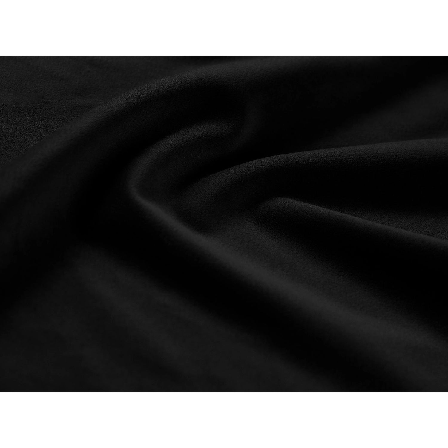 Jennifer 2-Sitzer Sofa aus Samt in Schwarz (Bluvel 19), 178x102 cm von Micadoni – Bild 5