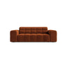 Jennifer 2-Sitzer Sofa aus Samt in Terrakotta (Bluvel 4215), 178x102 cm von Micadoni – Bild 1
