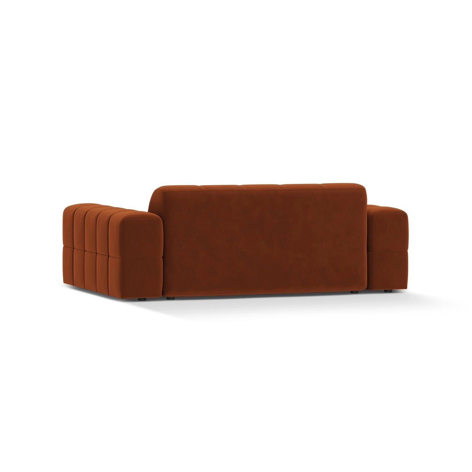 Jennifer 2-Sitzer Sofa aus Samt in Terrakotta (Bluvel 4215), 178x102 cm von Micadoni – Bild 4