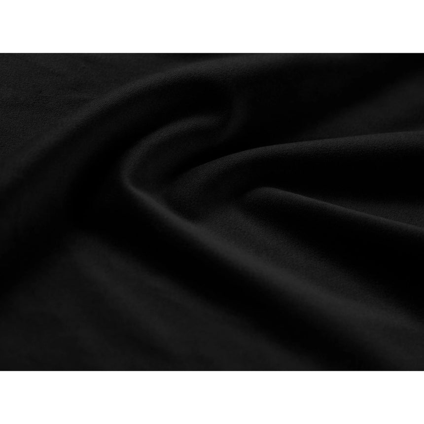 Jennifer 4-Sitzer Ecksofa, Linke Seite, aus Samt in Schwarz (Bluvel 19), 234x167 cm von Micadoni – Bild 5