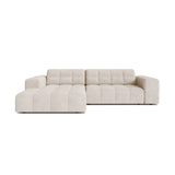 Jennifer 4-Sitzer Ecksofa, Linke Seite, aus Samt oder Chenille, 234x167 cm von Micadoni – Bild 1