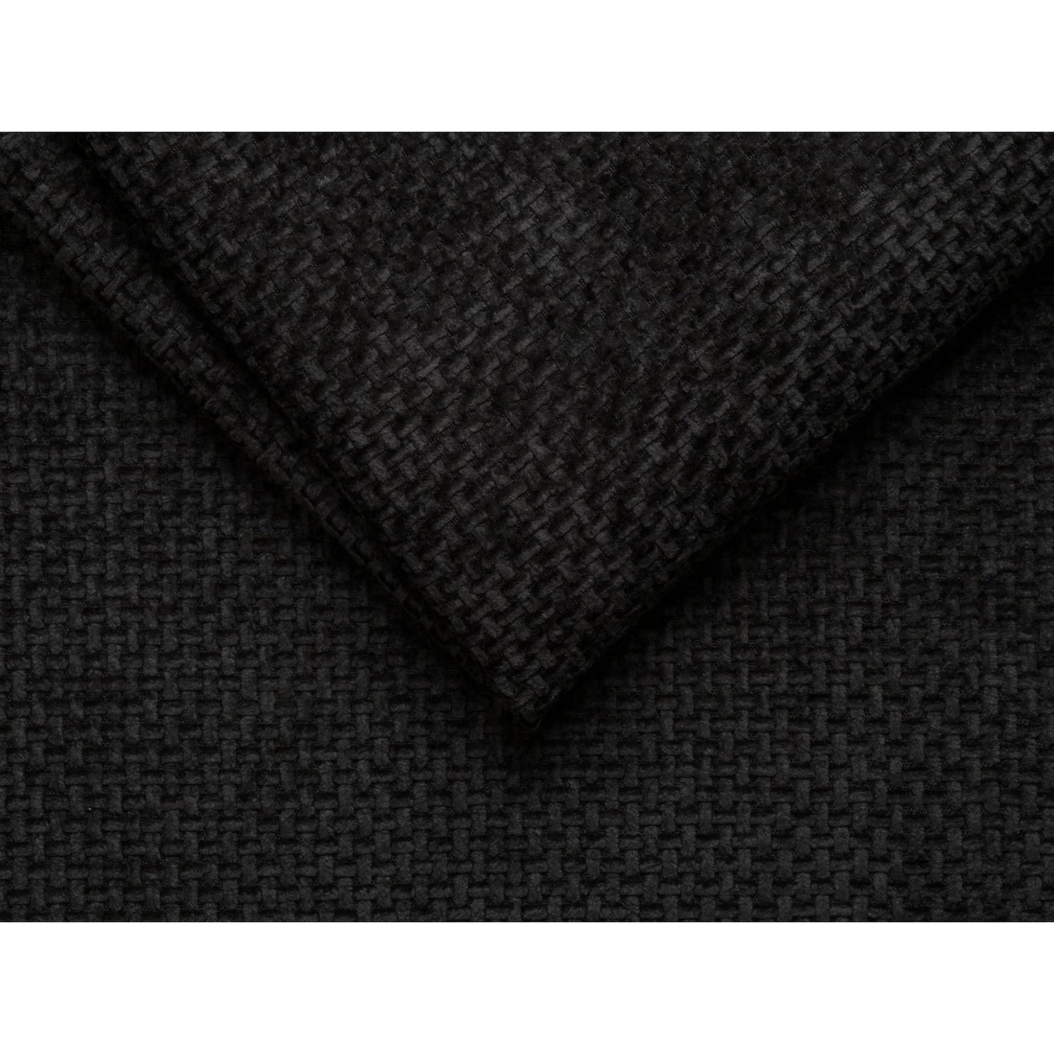 Jennifer 4-Sitzer Ecksofa, Rechte Seite, aus Chenille in Anthrazit (Eden 21 Black), 234x167 cm von Micadoni – Bild 5