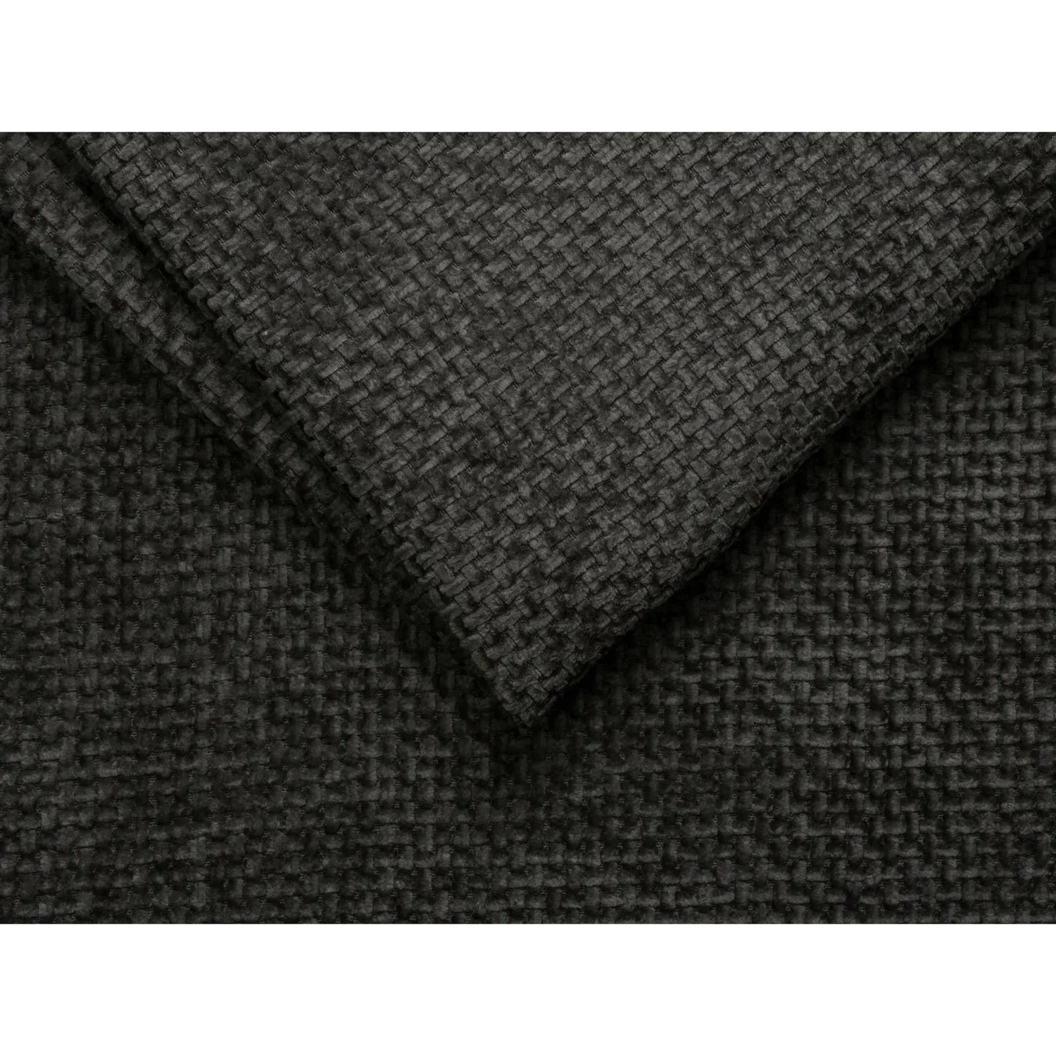 Jennifer 4-Sitzer Ecksofa, Rechte Seite, aus Chenille in Dunkelgrau (Eden 20 Graphite), 234x167 cm von Micadoni – Bild 5