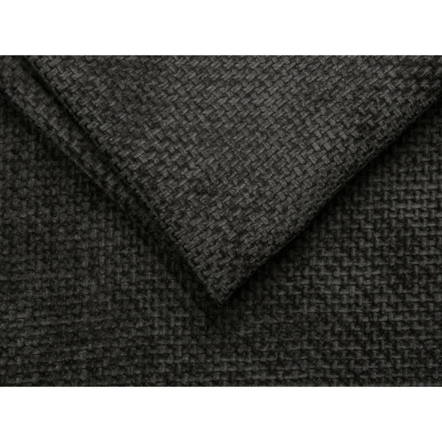 Jennifer 4-Sitzer Ecksofa, Rechte Seite, aus Chenille in Dunkelgrau (Eden 20 Graphite), 234x167 cm von Micadoni – Bild 5