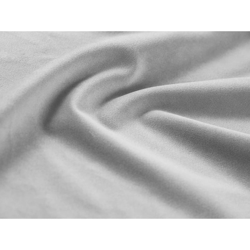 Jennifer 4-Sitzer Ecksofa, Rechte Seite, aus Samt in Silber (Bluvel 03), 234x167 cm von Micadoni – Bild 5