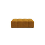 Jennifer Pouf aus Samt in Gelb (Bluvel 68), 102x80 cm von Micadoni – Bild 1