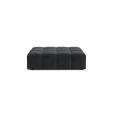 Jennifer Pouf aus Samt in Grau (Bluvel 14), 102x80 cm von Micadoni – Bild 1