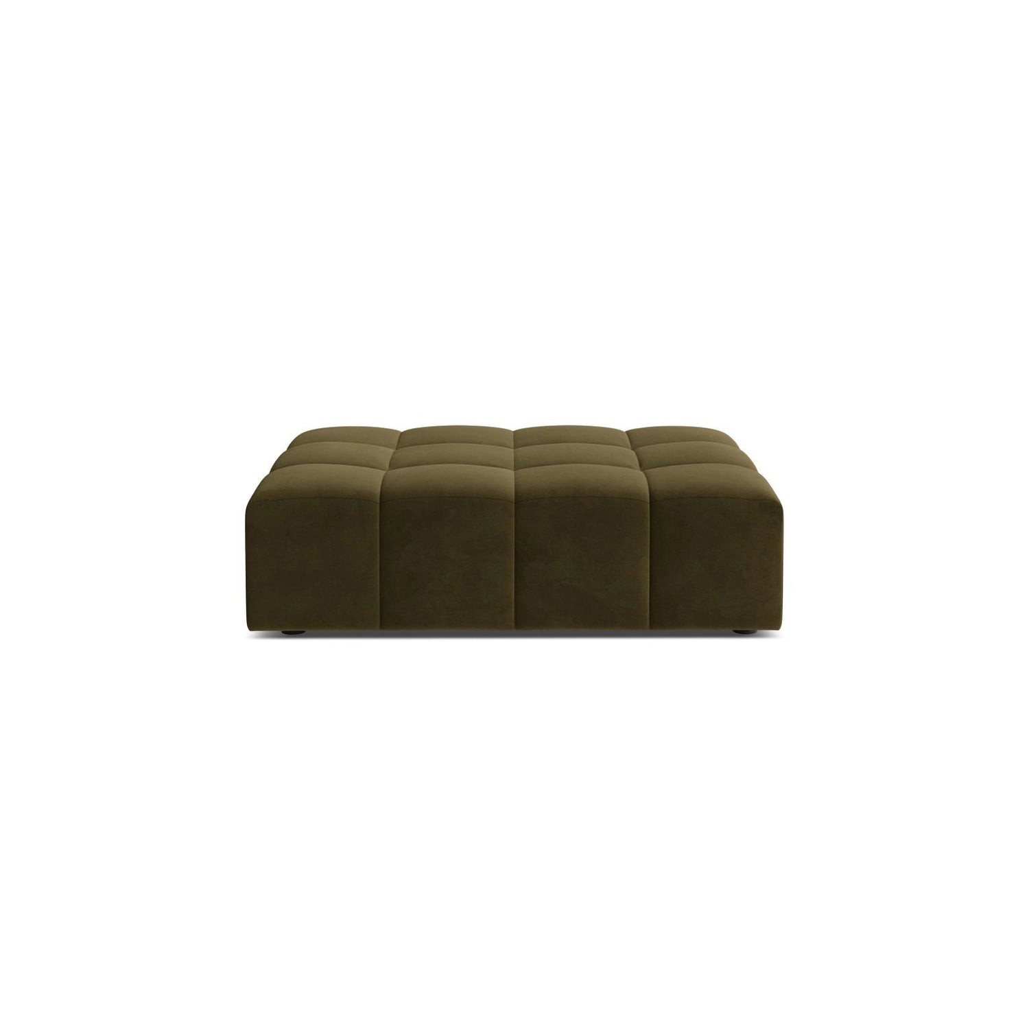 Jennifer Pouf aus Samt in Grün (Bluvel 77), 102x80 cm von Micadoni – Bild 1
