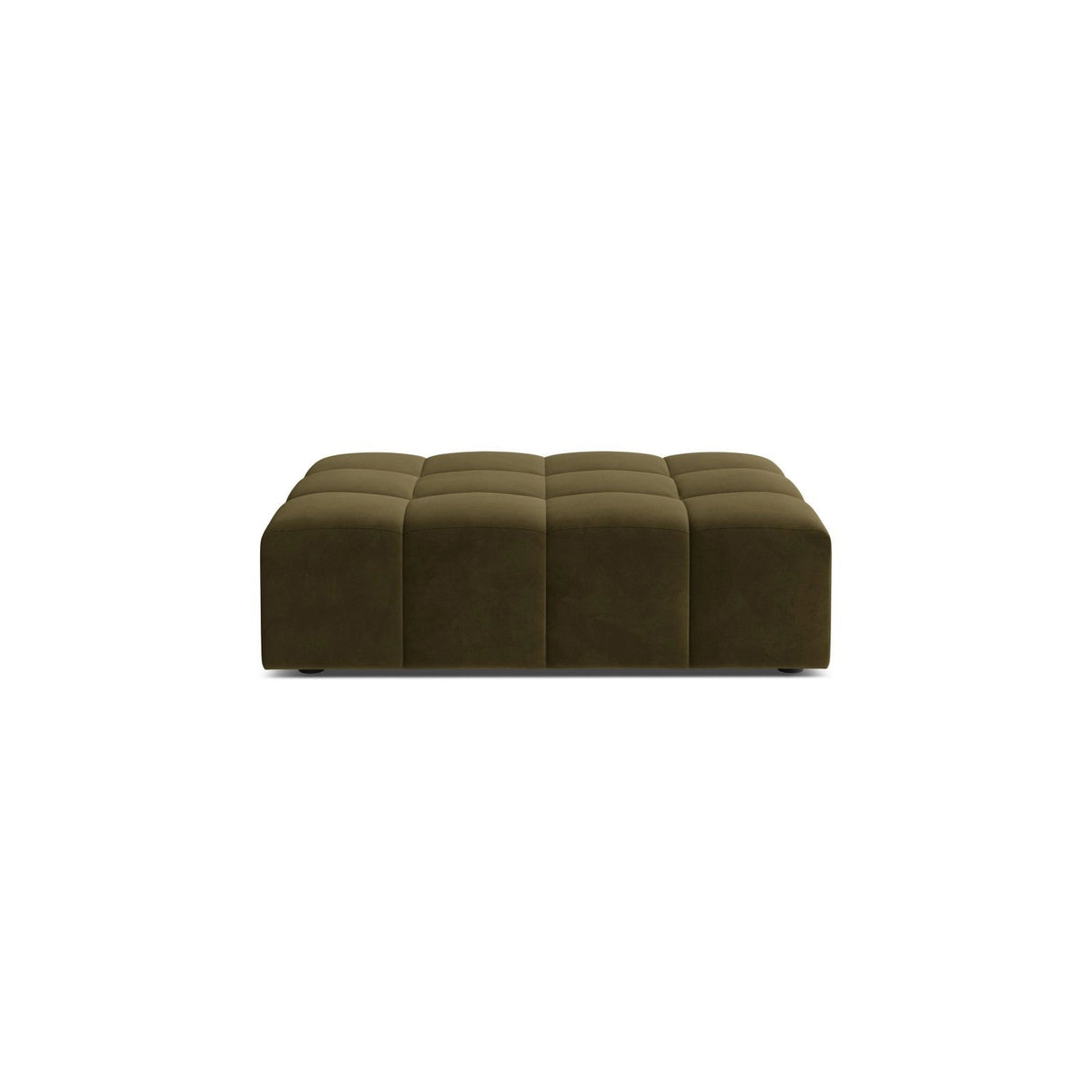 Jennifer Pouf aus Samt in Grün (Bluvel 77), 102x80 cm von Micadoni – Bild 1