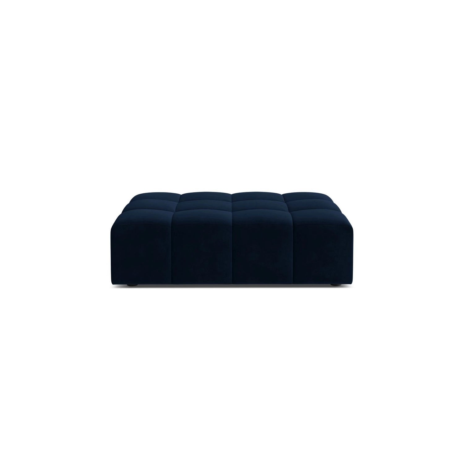 Jennifer Pouf aus Samt in Königsblau (Bluvel 86), 102x80 cm von Micadoni – Bild 1
