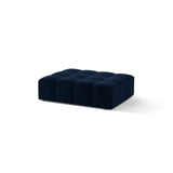Jennifer Pouf aus Samt in Königsblau (Bluvel 86), 102x80 cm von Micadoni – Bild 3