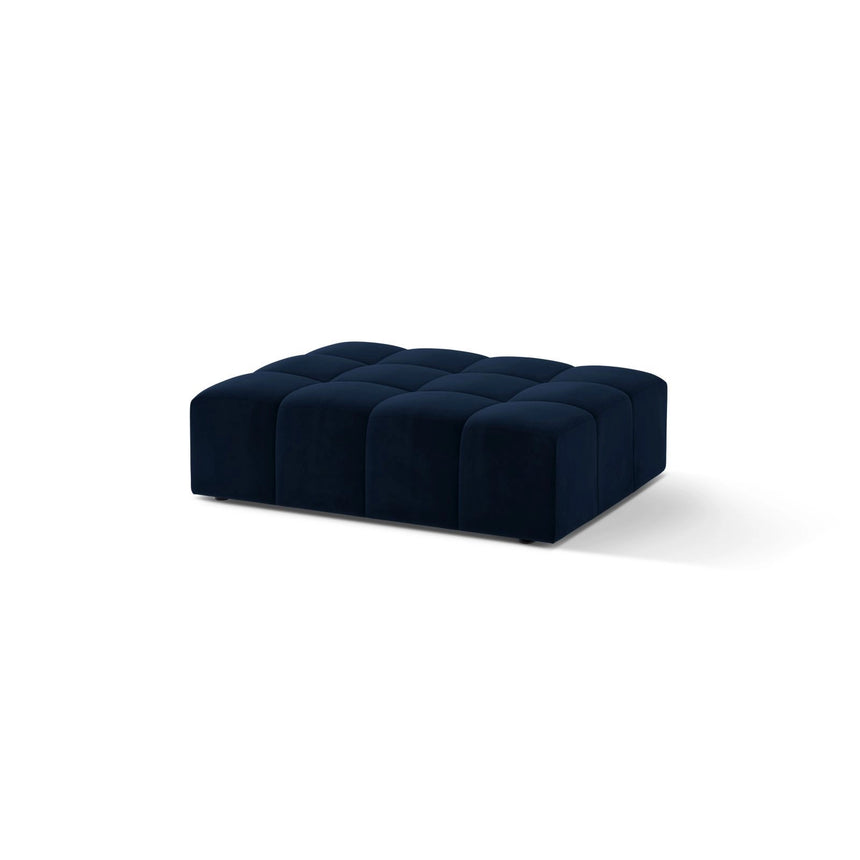 Jennifer Pouf aus Samt in Königsblau (Bluvel 86), 102x80 cm von Micadoni – Bild 3
