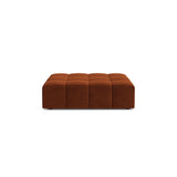 Jennifer Pouf aus Samt in Terrakotta (Bluvel 4215), 102x80 cm von Micadoni – Bild 1