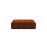 Jennifer Pouf aus Samt in Terrakotta (Bluvel 4215), 102x80 cm von Micadoni – Bild 1