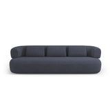 Jenny 3-Sitzer Sofa aus Boucle in Dunkelblau (Now or Never 79), 200x90 cm von Micadoni – Bild 1