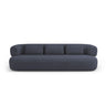 Jenny 3-Sitzer Sofa aus Boucle in Dunkelblau (Now or Never 79), 200x90 cm von Micadoni – Bild 1