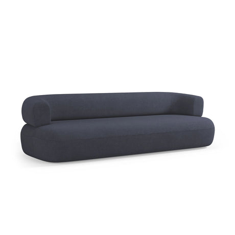 Jenny 3-Sitzer Sofa aus Boucle in Dunkelblau (Now or Never 79), 200x90 cm von Micadoni – Bild 6
