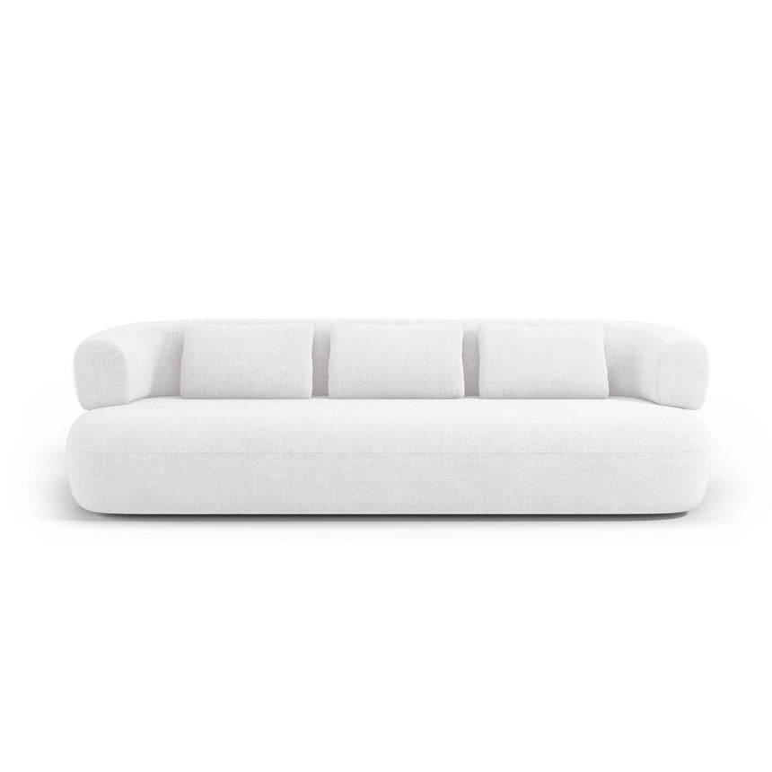 Jenny 3-Sitzer Sofa aus Boucle in Elfenbein (Now or Never 01), 200x90 cm von Micadoni – Bild 1