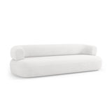 Jenny 3-Sitzer Sofa aus Boucle in Elfenbein (Now or Never 01), 200x90 cm von Micadoni – Bild 6