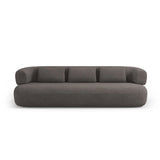 Jenny 3-Sitzer Sofa aus Boucle in Grau (Now or Never 92), 200x90 cm von Micadoni – Bild 1