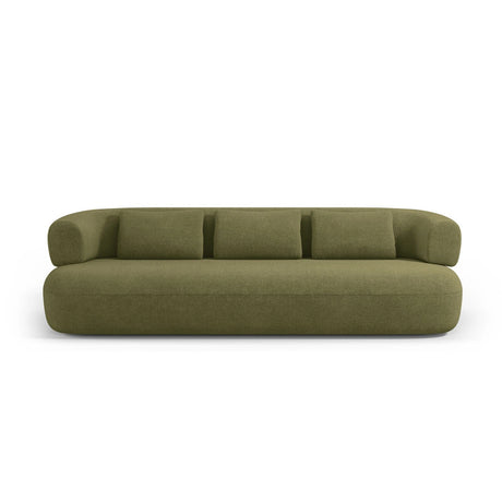 Jenny 3-Sitzer Sofa aus Boucle in Grün (Now or Never 38), 200x90 cm von Micadoni – Bild 1