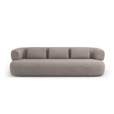Jenny 3-Sitzer Sofa aus Boucle in Hellbraun (Now or Never 16), 200x90 cm von Micadoni – Bild 1