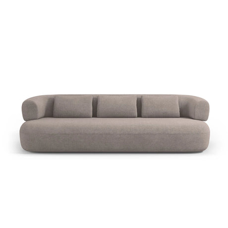 Jenny 3-Sitzer Sofa aus Boucle in Hellbraun (Now or Never 16), 200x90 cm von Micadoni – Bild 1