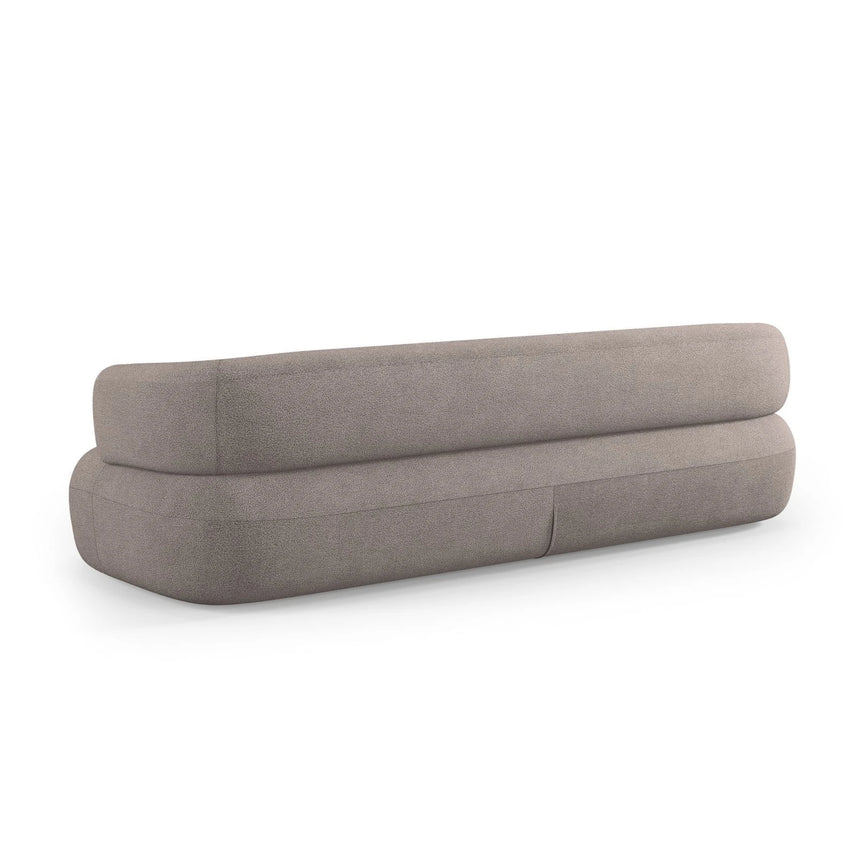 Jenny 3-Sitzer Sofa aus Boucle in Hellbraun (Now or Never 16), 200x90 cm von Micadoni – Bild 5