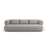 Jenny 3-Sitzer Sofa aus Boucle in Hellgrau (Now or Never 83), 200x90 cm von Micadoni – Bild 1