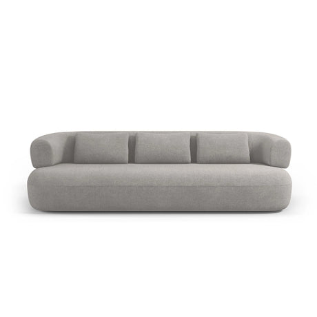 Jenny 3-Sitzer Sofa aus Boucle in Hellgrau (Now or Never 83), 200x90 cm von Micadoni – Bild 1