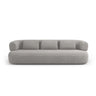 Jenny 3-Sitzer Sofa aus Boucle in Hellgrau (Now or Never 83), 200x90 cm von Micadoni – Bild 1
