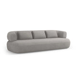 Jenny 3-Sitzer Sofa aus Boucle in Hellgrau (Now or Never 83), 200x90 cm von Micadoni – Bild 4