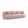 Jenny 3-Sitzer Sofa aus Boucle in Puderrosa (Now or Never 61), 200x90 cm von Micadoni – Bild 4