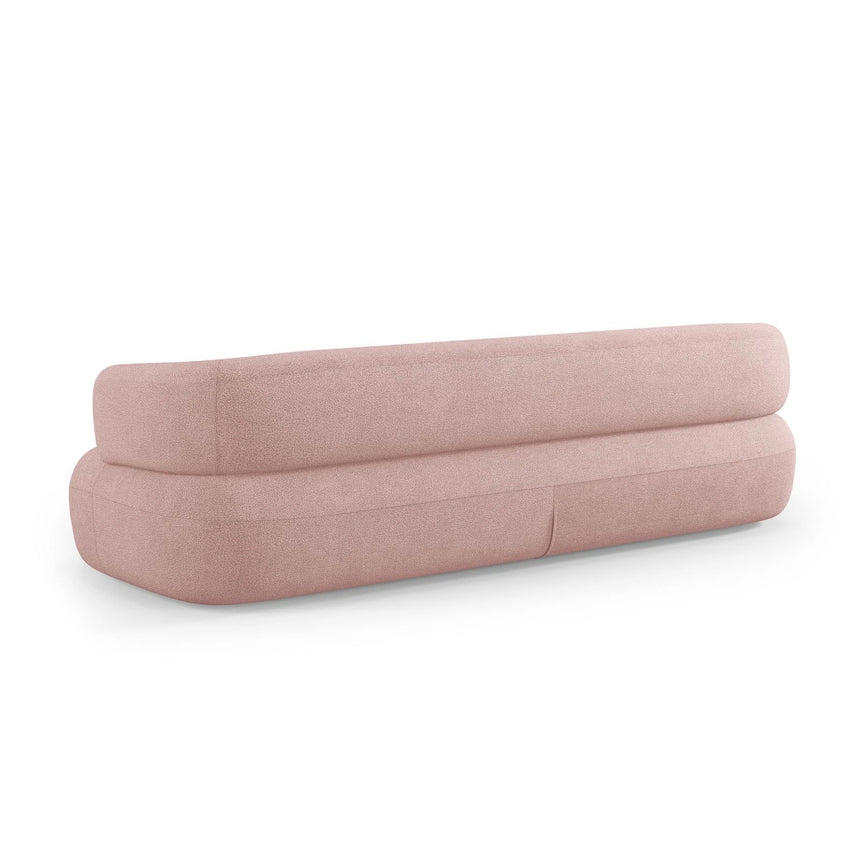 Jenny 3-Sitzer Sofa aus Boucle in Puderrosa (Now or Never 61), 200x90 cm von Micadoni – Bild 5
