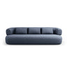 Jenny 3-Sitzer Sofa aus Chenille in Dunkelblau (Perfect Harmony 77), 200x90 cm von Micadoni – Bild 1