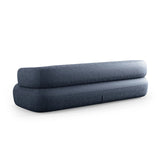 Jenny 3-Sitzer Sofa aus Chenille in Dunkelblau (Perfect Harmony 77), 200x90 cm von Micadoni – Bild 4