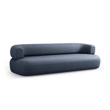 Jenny 3-Sitzer Sofa aus Chenille in Dunkelblau (Perfect Harmony 77), 200x90 cm von Micadoni – Bild 5