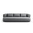 Jenny 3-Sitzer Sofa aus Chenille in Dunkelgrau (Perfect Harmony 90), 200x90 cm von Micadoni – Bild 1