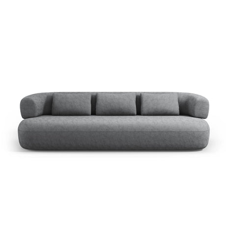 Jenny 3-Sitzer Sofa aus Chenille in Dunkelgrau (Perfect Harmony 90), 200x90 cm von Micadoni – Bild 1